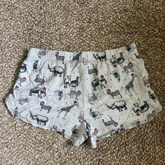 Wondershop Gray Animal Print Women's Sleepwear Shorts - Picture 2 of 7